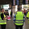 Norsk toglederforening støtter lokførernes streik streikevakt-ved-oslo-s