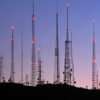 GSM-R: Forfall eller forbedring? (del 2) Communications antennae at dusk, Pheonix, Arizona, USA